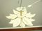 Shabby Chic Metal Flower Ceiling Lamp, 1960s, Imagen 6