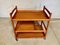 Danish Cherry Wood Bar or Serving Cart by Henning Korch for CFC Silkeborg, 1960s 13