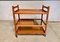 Danish Cherry Wood Bar or Serving Cart by Henning Korch for CFC Silkeborg, 1960s 15