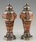 French Art Deco Marble and Bronze Urns, 1925, Set of 2, Image 5