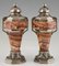French Art Deco Marble and Bronze Urns, 1925, Set of 2 2