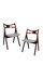 CH29P Sawbuck Chairs by Hans Wegner for Carl Hansen & Son, Set of 2 1