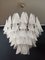 Vintage Italian Murano Glass Chandelier with 57 Glass Rondini Petals, 1980s, Image 1