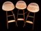 Rosewood High Stools by Erik Buch for Oddemse Maskinsnedkeri AS, Set of 3, Immagine 2