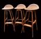 Rosewood High Stools by Erik Buch for Oddemse Maskinsnedkeri AS, Set of 3 1