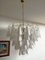 Vintage Italian Murano Glass Chandelier with 57 Lattimo Rondini Glasses, 1980s, Image 16