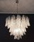 Vintage Italian Murano Glass Chandelier with 57 Rondini Glasses, 1980s, Imagen 13