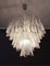 Vintage Italian Murano Glass Chandelier with 57 Rondini Glasses, 1980s, Imagen 9