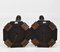 Large Carved Oak Standard Lamps, Set of 2 10