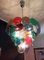 Space Age Murano Glass Chandelier with 57 Multicolored Glasses, 1980s, Image 4