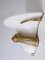 Large Cast Brass & Alabaster Snake Sconce or Wall Lamp, Italy, 1970s 5