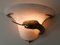 Large Cast Brass & Alabaster Snake Sconce or Wall Lamp, Italy, 1970s 2