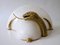 Large Cast Brass & Alabaster Snake Sconce or Wall Lamp, Italy, 1970s 12