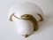 Large Cast Brass & Alabaster Snake Sconce or Wall Lamp, Italy, 1970s, Immagine 13