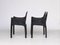 Leather 413 CAB Armchairs by Mario Bellini for Cassina, Set of 2 4