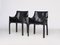 Leather 413 CAB Armchairs by Mario Bellini for Cassina, Set of 2 3
