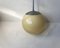 Bauhaus Yellow Opaline Glass Pendant Lamp from Lyfa, 1930s, Image 6