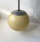 Bauhaus Yellow Opaline Glass Pendant Lamp from Lyfa, 1930s 9
