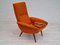 Reupholstered High-Backed Armchair in Wool, Denmark, 1960s 12