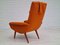 Reupholstered High-Backed Armchair in Wool, Denmark, 1960s 7