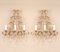 Mid-Century Italian Macaroni Beaded 3-Light Sconces in Murano Glass, Crystal and Gold by Ercole Barovier, Set of 2 11