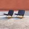 Mid-Century Modern Barcelona Armchairs by Ludwig Mies Van Der Rohe & L. Reich for Knoll Inc. / Knoll International, 1970s, Set of 2 1