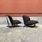 Mid-Century Modern Italian Black Farfalle Armchairs by Lucci and Orlandini for Elam, 1975, Set of 2 5