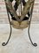 Mid-Century Umbrella Stand in Gilt Iron and Brass, Image 4