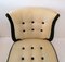 Vintage Hollywood Regency Ebonised Harp-Back Lounge or Side Chairs, USA, 1950s, Set of 2 13