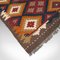 Vintage Caucasian Decorative Maimana Kilim Rug, Late 20th Century, Image 6