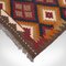 Vintage Caucasian Decorative Maimana Kilim Rug, Late 20th Century, Image 9