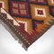 Vintage Caucasian Decorative Maimana Kilim Rug, Late 20th Century, Imagen 9