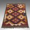 Vintage Caucasian Decorative Maimana Kilim Rug, Late 20th Century 5