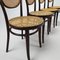 Mid-Century Bentwood and Cane Dining Chairs from ZPM Radomsko, 1960s, Set of 4 5