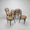 Mid-Century Bentwood and Cane Dining Chairs from ZPM Radomsko, 1960s, Set of 4 3