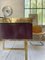 Red Lacquer & Brass Desk by Guy Lefevre, Image 22