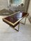 Red Lacquer & Brass Desk by Guy Lefevre 56