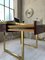 Red Lacquer & Brass Desk by Guy Lefevre 19