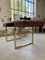 Red Lacquer & Brass Desk by Guy Lefevre 20