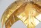 Hollywood Regency Gold Leaf Pendant Light from Maison Jansen, Image 7