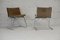 Chromed Steel Lounge Chairs, France, 1970s, Set of 2, Imagen 3