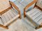 Diana Safari Stühle aus Pinienholz & Leinen von Karin Mobring für Ikea, 1970er, 2er Set 6