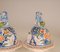 Antique Dutch Chinoiserie Delftware Garniture of Vases in Multicolored Tinglazed Pottery, 19th Century, Set of 5 4