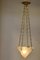 Art Deco French Pendant Lamp by David Gueron for Verrerie D'Art Degué, 1930s 4