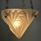 Art Deco French Pendant Lamp by David Gueron for Verrerie D'Art Degué, 1930s, Image 2