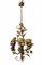 Tole Porcelain Flower Chandelier, Image 1