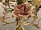 Tole Porcelain Flower Chandelier 8