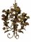 Tole Porcelain Flower Chandelier 9