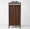 Antique English Decorative Cabinet with Original Burnt Pattern Finish, Immagine 11
