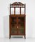 Antique English Decorative Cabinet with Original Burnt Pattern Finish, Immagine 1